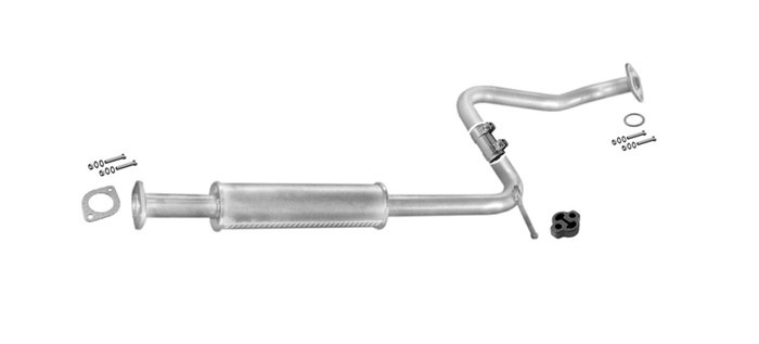 Mittelschalldämpfer für NISSAN SUNNY (N14) 1.4 Schrägheck 75, 102PS Auspuff