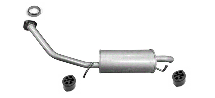 Endschalldämpfer für Toyota AURIS 1.8 Hybrid 2010-2012  Auspuff Endtopf