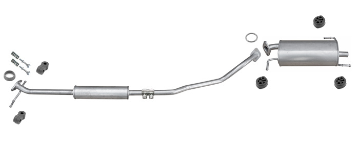 Auspuff OPEL AGILA B 1.2 / SUZUKI SPLASH 1.2 Auspuffanlage