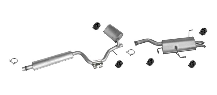 Auspuff für PEUGEOT 607 3.0i motor: ES9J4S 05.2000-10.2004 Auspuffanlage