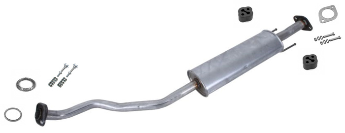 Mittelschalldämpfer für NISSAN NOTE I 1.6 16V 05.2009-2013 Auspuff Mitteltopf