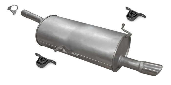 Endschalldämpfer für BMW 3 (E46) 316 318 Stufenheck Coupe Cabrio Kombi