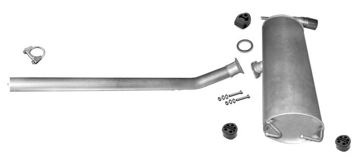 Auspuff für TOYOTA RAV 4 2.0D 4X4 LWB Auspuffanlage