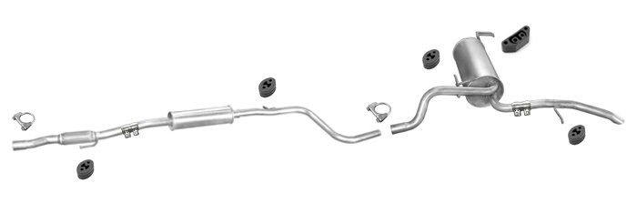 Auspuff FIAT ALBEA / SIENA 1.2 59/80 2002-2006 Auspuffanlage