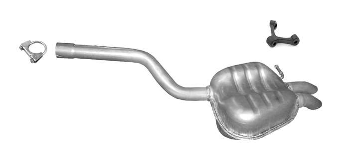 Endschalldämpfer für VW GOLF V JETTA V SKODA OCTAVIA 1.9 TDi 105PS 2004-2010