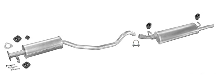 Auspuff OPEL VECTRA A 1.6i 1.7TD Schrägheck CC Auspuffanlage