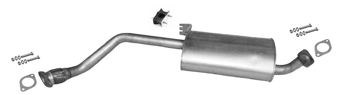 Mittelschalldämpfer für OPEL FRONTERA B 2.2 16V LWB-Lang Auspuff Mitteltopf
