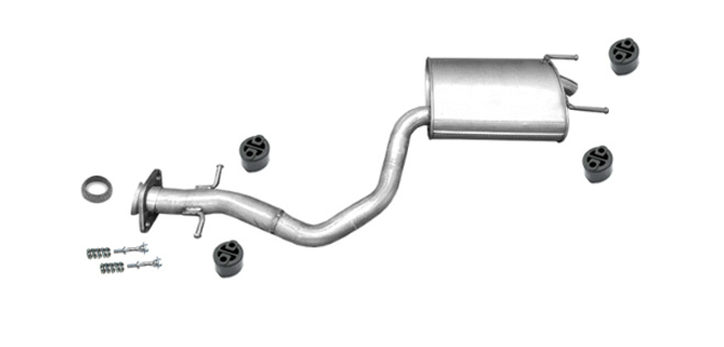 Auspuff für LEXUS IS II 220 2.2 D4-D 177PS Auspuffanlage