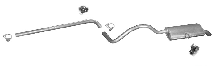 Auspuff RENAULT GRAND SCENIC II 1.5 DCI Auspuffanlage