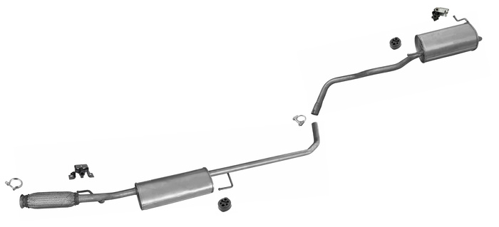 Auspuff für NISSAN MICRA V (K14) 1.0 Auspuffanlage