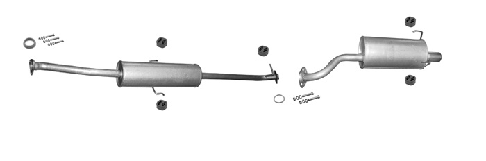 Auspuff für HONDA CR-V 2.0 16V 4X2+4X4 Auspuffanlage