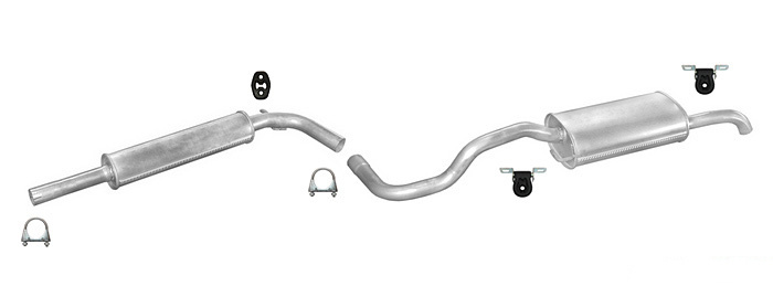 Auspuff SEAT CORDOBA 1.6 Stufenheck Vario 1997-2002 Auspuffanlage
