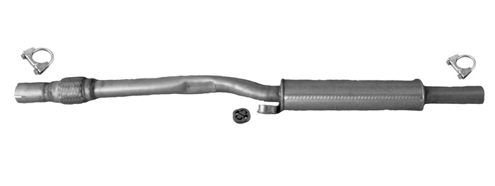 Mittelschalldämpfer für VW POLO II 1.3 75 78 PS Auspuff