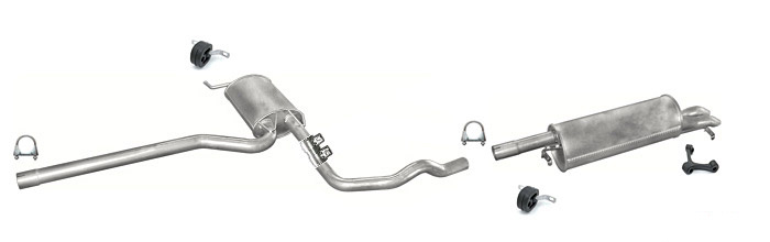 Auspuff VW PASSAT B5 1.9 TDI 90PS Motor: AHH / 110PS Auspuffanlage