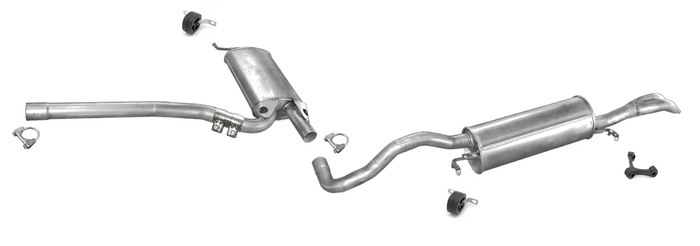 Auspuff AUDI A4 (B5) 1.9 TDI 115PS Stufenheck / Kombi Avant Auspuffanlage