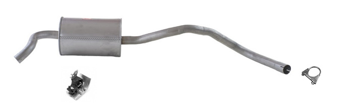 Endschalldämpfer für RENAULT GRAND SCÉNIC MEGANE III CC Auspuff Endtopf