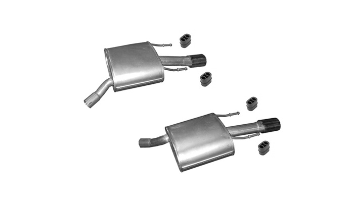 2x Endschalldämpfer für OPEL INSIGNIA 1.6i Sports Tourer 170, 180PS Auspuff