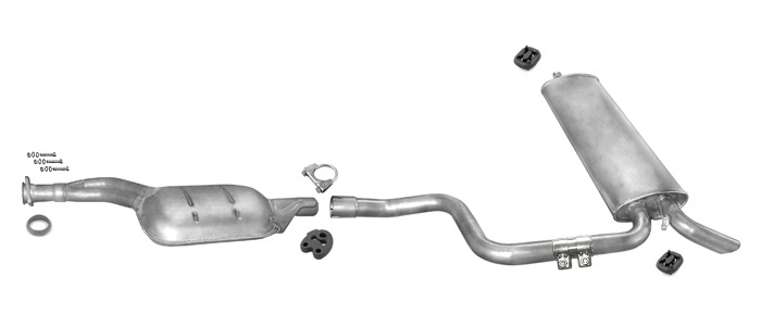 Auspuff MERCEDES (S124) E250TD 113PS Kombi Auspuffanlage