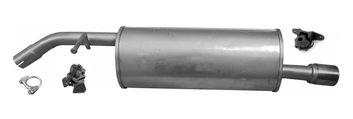 Endschalldämpfer für CITROEN C3 DS3 1.4 VTi 95 und 98 PS 2009-2015 Auspuff