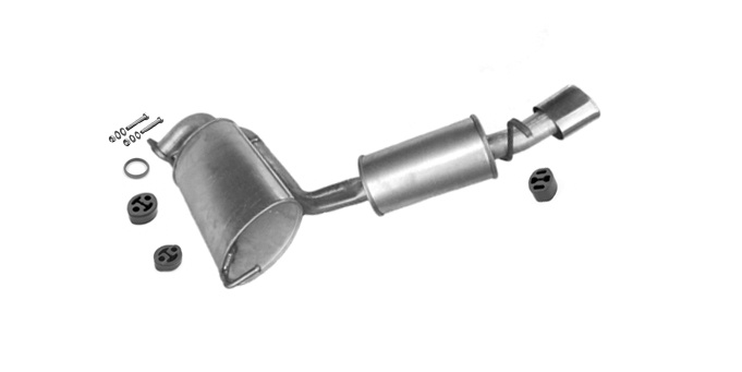 Endschalldämpfer für ALFA ROMEO GTV und SPIDER 1.8 2.0 und 3.0 Auspuff