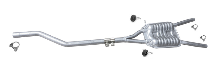 Mittelschalldämpfer für AUDI A6 C5 1.8 T Quattro Auspuff
