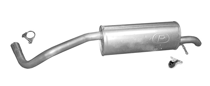 Endschalldämpfer für SKODA FABIA II SEAT IBIZA IV VW POLO 1.2 1.6 1.9 TDi 08-15