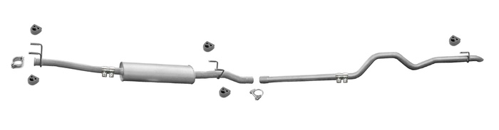 Auspuff für MERCEDES SPRINTER 2.2 CDI (906) LWB für ohne DPF Auspuffanlage