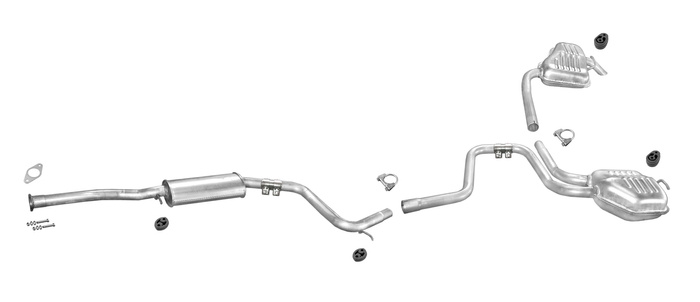 Auspuff FORD MONDEO MK1 MK2 2.0 Stufenheck 1993-1997 Auspuffanlage