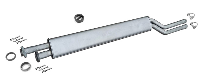Mittelschalldämpfer für BMW 5 (E12) 528 6 (E24) 628 CSi 630 CS 633 CSi Auspuff