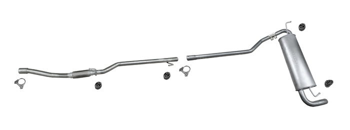 Auspuff für FIAT PANDA III 1.3 JTD 16V 4x4 auch Van ab 2012 Auspuffanlage