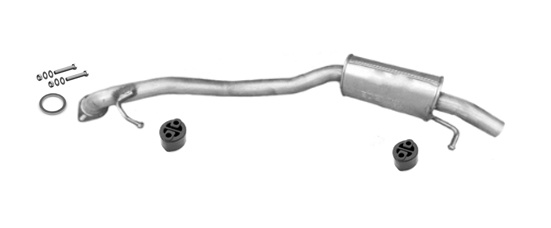 Endschalldämpfer für MAZDA MPV 2.0Di 07.2002-02.2006 136PS Auspuffanlage