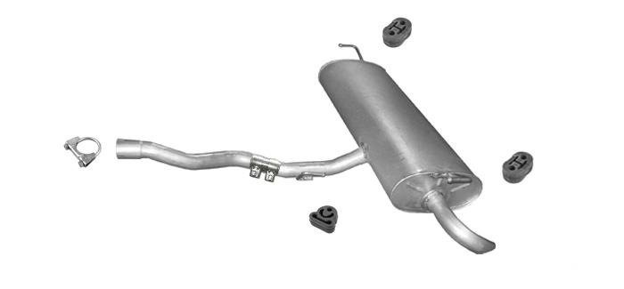 Endschalldämpfer NISSAN QASHQAI+2 1.5 DCI 2006-2009 (Ohne für DPF) Auspuff