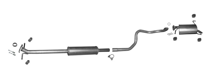 Auspuff für SUZUKI SWIFT IV 1.2 16V 10.2010-12.2016 Auspuffanlage