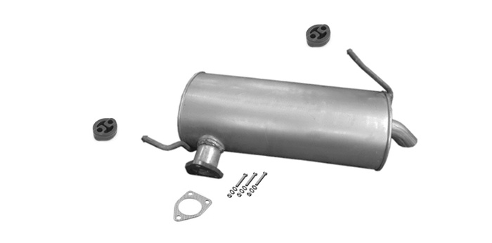 Endschalldämpfer für MITSUBISHI OUTLANDER III 2.0i / 2.2 Di-D 150 PS Auspuff