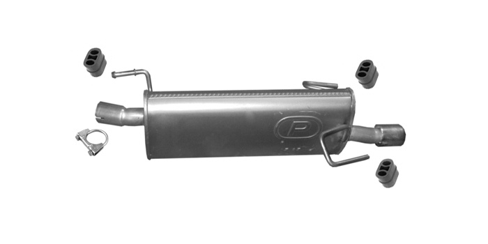 Endschalldämpfer für OPEL MERIVA A 1.6 8V 16V 2003-2010  Auspuff Endtopf