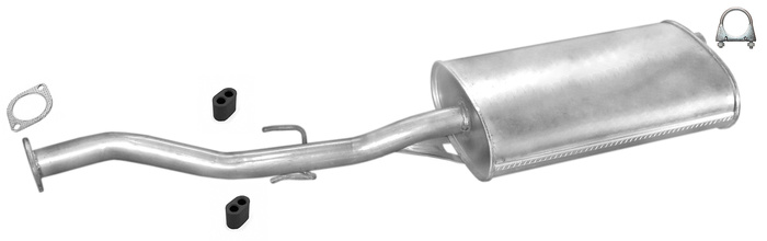 Mittelschalldämpfer für OPEL FRONTERA A 2.4 LWB-Lang 92-95 Auspuff Mitteltopf