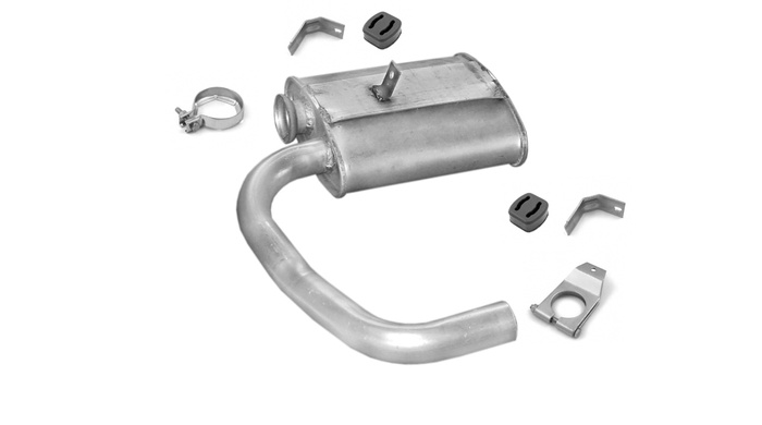 Mittelschalldämpfer für  MERCEDES T1  207 208 209 210 307 308 310  T1/TN 409 410