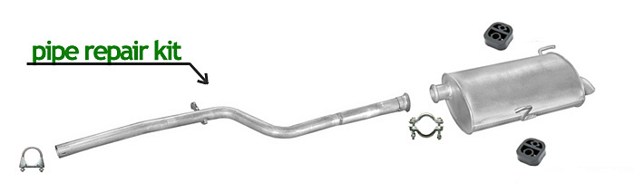 Auspuff PEUGEOT PARTNER I 1.9 D 2002-2008 Auspuffanlage