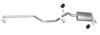 Auspuff PEUGEOT 407 1.6 HDI für mit DPF 2004-2007 Auspuffanlage
