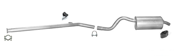 Auspuff RENAULT TWINGO II 1.2 TCE TURBO 1.5 DCI Auspuffanlage