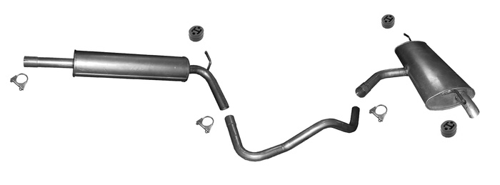 Auspuff für SEAT ATECA / SKODA KAROQ 1.0 TSi 115PS Auspuffanlage