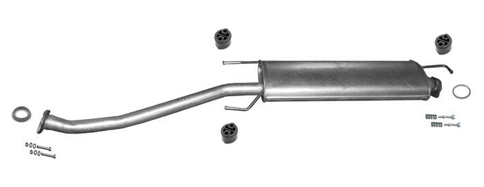 Mittelschalldämpfer für TOYOTA RAV4 LEXUS NX300H 2.5 Hybrid Auspuff Mitteltopf