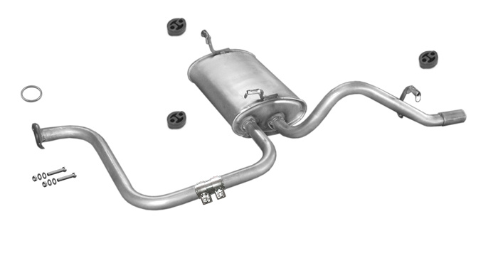 Endschalldämpfer DAEWOO MATIZ (KLYA) 0.8 1.0 09.2000-2004 Auspuff