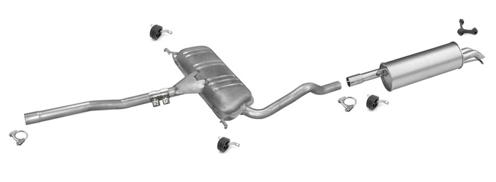 Auspuff für SKODA SUPERB I 1.8 T Auspuffanlage