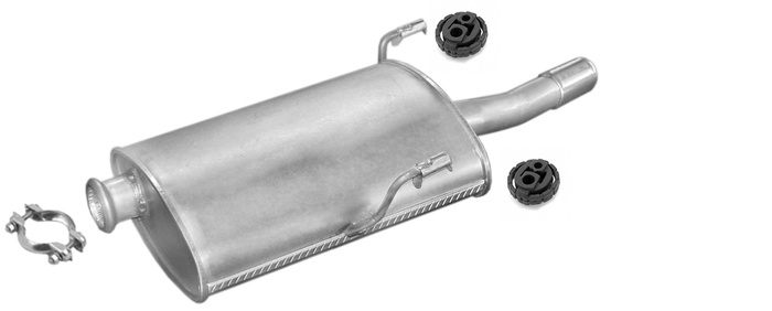 Endschalldämpfer für Peugeot 406 1.8 90/110PS Kombi Auspuff Endtopf