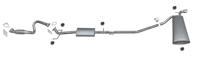 Auspuff für CHEVROLET TRAX 1.4 Turbo +Rohr Vorne Auspuffanlage