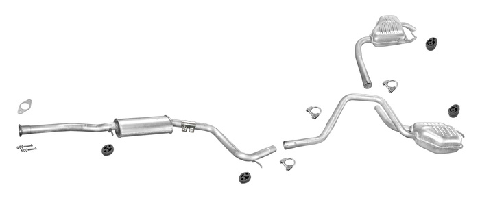 Auspuff FORD MONDEO MK1 MK2 2.0 Kombi 1993-1997 Auspuffanlage