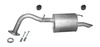 Endschalldämpfer TOYOTA YARIS 1.3 VVT 87PS (MOTOR: 2SZ-FE) 2005-2008 Auspuff