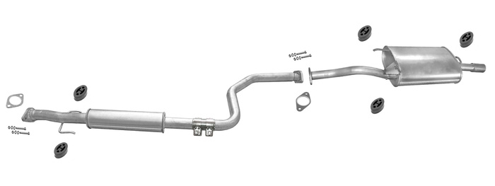 Auspuff ROVER 45 (RT) 1.8 / MG ZS 120 Stufenheck Auspuffanlage