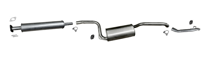 Auspuff für FORD FOCUS III C-MAX II 1.6 Ti 2010-2019 Auspuffanlage